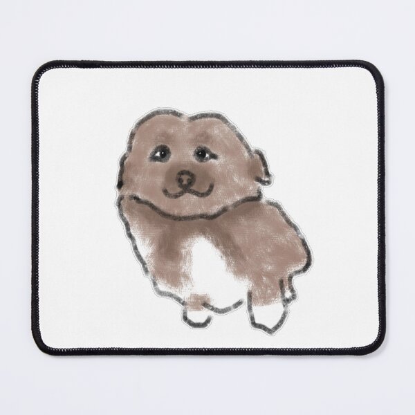 Item preview, Cute Fluffy Brown Puppy Sketch designed and sold by raun.draw.