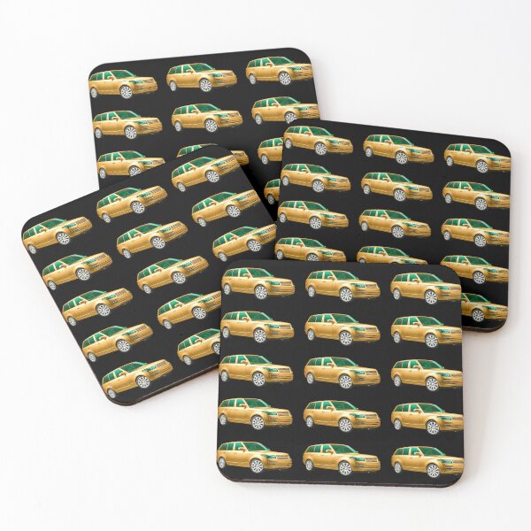 Item preview, Gold range Rover truck emerald glass car 4x4 designed and sold by C3R0.