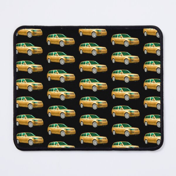 Item preview, Gold range Rover truck emerald glass car 4x4 designed and sold by C3R0.
