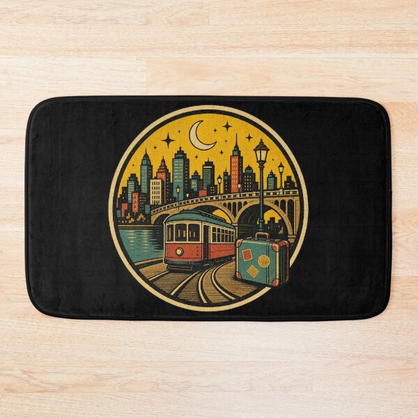 Item preview, Culture City Skyline Travel Badge Retro Urban Explorer designed and sold by Uglyandcute.