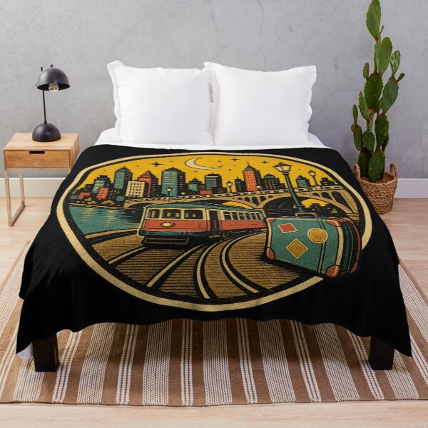 Item preview, Culture City Skyline Travel Badge Retro Urban Explorer designed and sold by Uglyandcute.