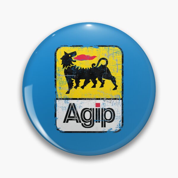 Item preview, Agip Lubricants Logo 1968  1998 Distressed Version designed and sold by HTownApparel.