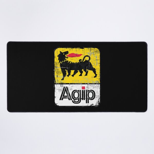 Item preview, Agip Lubricants Logo 1968 1998 Distressed Version designed and sold by HTownApparel.