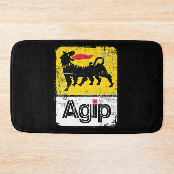 Item preview, Agip Lubricants Logo 1968  1998 Distressed Version designed and sold by HTownApparel.