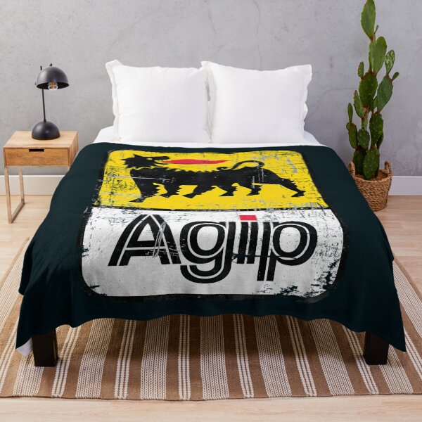 Item preview, Agip Lubricants Logo 1968 1998 Distressed Version designed and sold by HTownApparel.