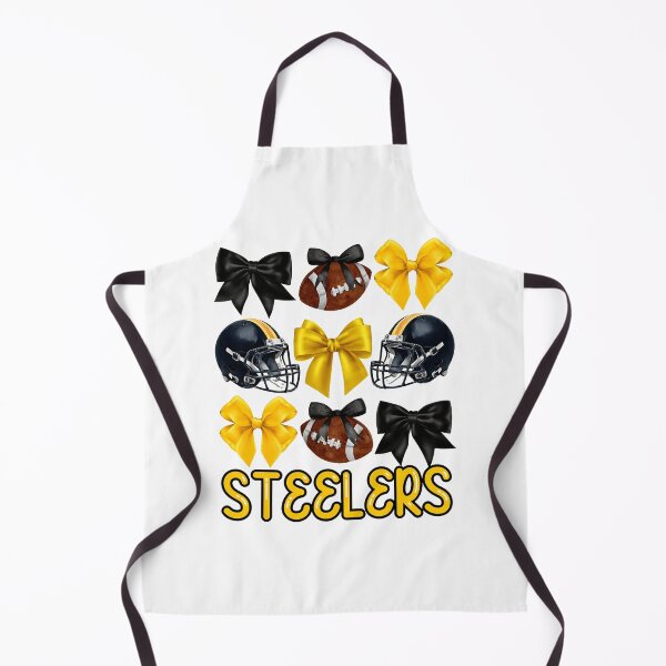 Item preview, Steelers Bows Helmets and Footballs Black Gold Graphic designed and sold by MichaelWa20982.