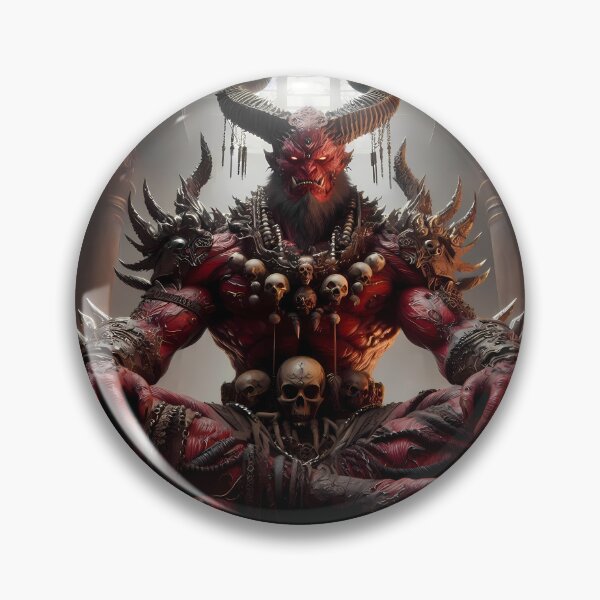 Item preview, Meditating Demon Warlord Dark Fantasy designed and sold by GalleryBrisArt.