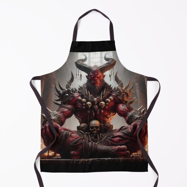 Item preview, Meditating Demon Warlord Dark Fantasy designed and sold by GalleryBrisArt.