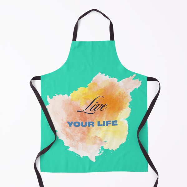 Item preview, Live Your Life – Bold Paint Splatter Inspirational Design designed and sold by CREATIVE HIVE.