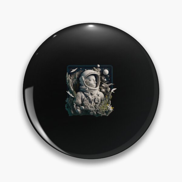 Item preview, Astronaut Emerges From Organic Space Dreamscape designed and sold by ohVimaPs.