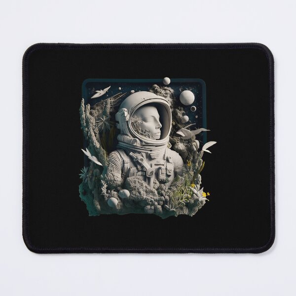 Item preview, Astronaut Emerges From Organic Space Dreamscape designed and sold by ohVimaPs.