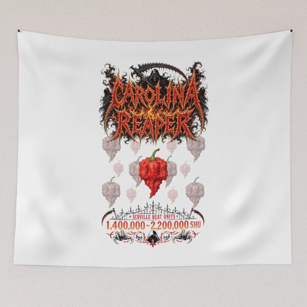 Item preview, Carolina Reaper: Pepper & Scoville Heat Units designed and sold by Jessie Slamwhorella.