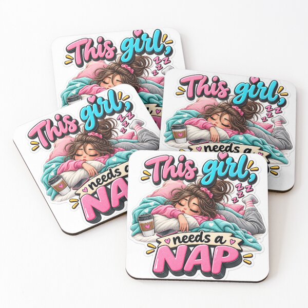 Item preview, This Girl Needs a Nap Funny Sleepy Girl 3D designed and sold by MR4me.