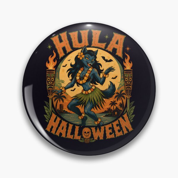 Item preview, Hula Halloween Werewolf Moon Dance designed and sold by Victor Shadehorn.