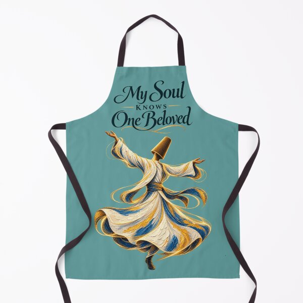 Item preview, Golden Whirling Dervish – Sufi Spiritual Dance Art designed and sold by The Kawaii Forge.