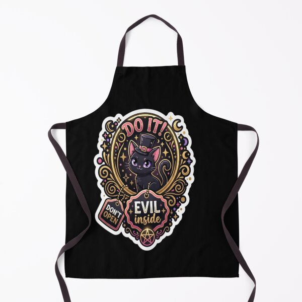 Item preview, Bottled Menace - Evil Black Cat designed and sold by balquebratum.