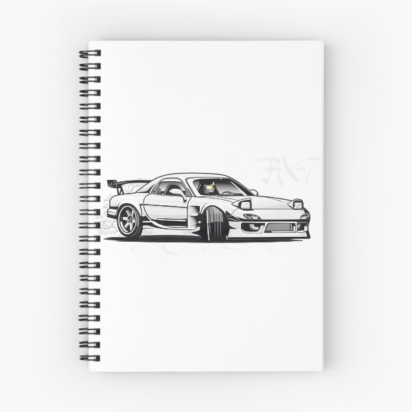 Item preview, Mazda Rx7 Jdm Retro Car Design – Japanese Sports Car Enthusiast Art ⭐⭐⭐⭐⭐ designed and sold by rramirez52.
