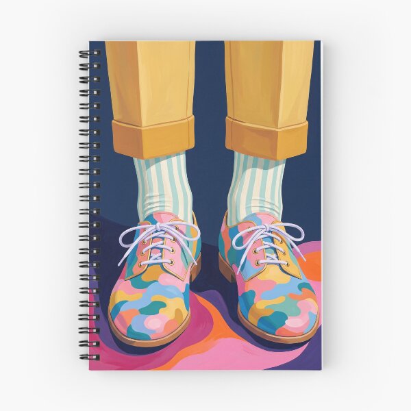 Item preview, Vibrant Retro Pop Art Abstract Oxfords designed and sold by arteresting-art.