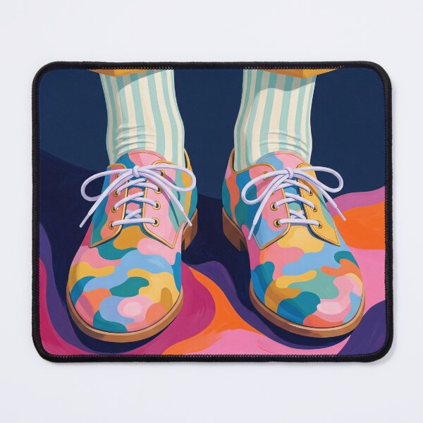 Item preview, Vibrant Retro Pop Art Abstract Oxfords designed and sold by arteresting-art.