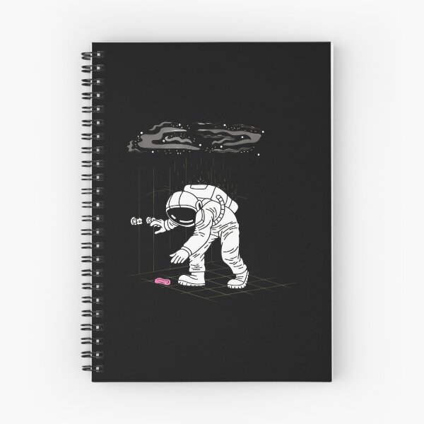 Item preview, Astronaut Reaching for Pink Object Under Space Rain designed and sold by ohVimaPs.