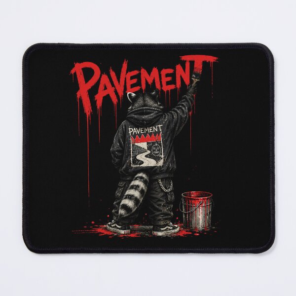 Item preview, Pavement Indie Alt Rock Raccoon Street Art designed and sold by ZHISUART.