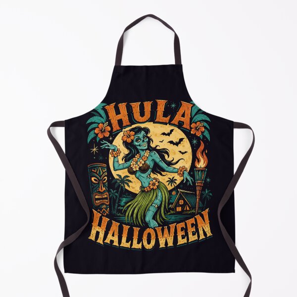 Item preview, Zombie Hula Halloween Moon Dance designed and sold by Victor Shadehorn.