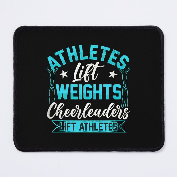 Item preview, Athletes Lift Weights Cheerleaders Graphic Design designed and sold by ohVimaPs.
