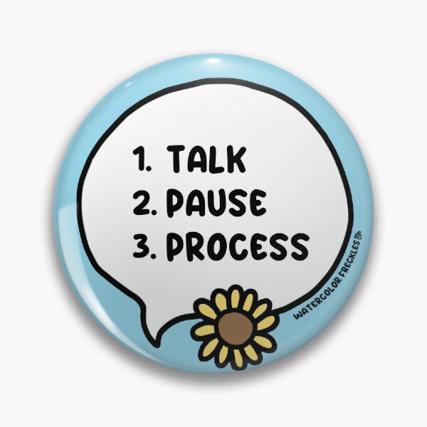 Item preview, Talk Pause Process Blue Envelope Program Speech Bubble designed and sold by WCFreckles.