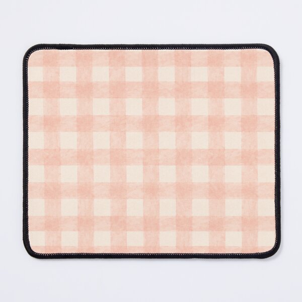 Item preview, Pink Watercolor Gingham Aesthetic Cottage designed and sold by SSundaysPrints.