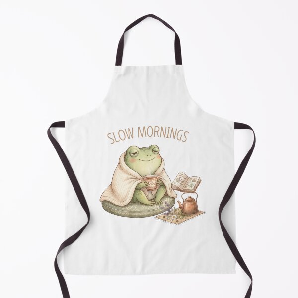 Item preview, Slow Mornings Frog designed and sold by Thespase.