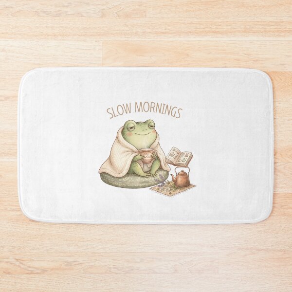 Item preview,     Slow Mornings Frog designed and sold by Thespase.