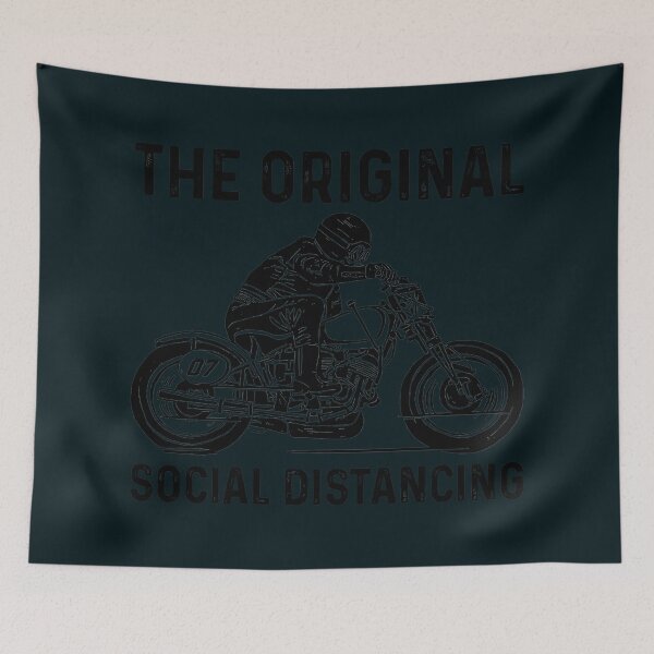 Item preview, Motorcycle The Original Social Distancing - Funny Best Gift Ideas Motorcycle Lover designed and sold by HTownApparel.