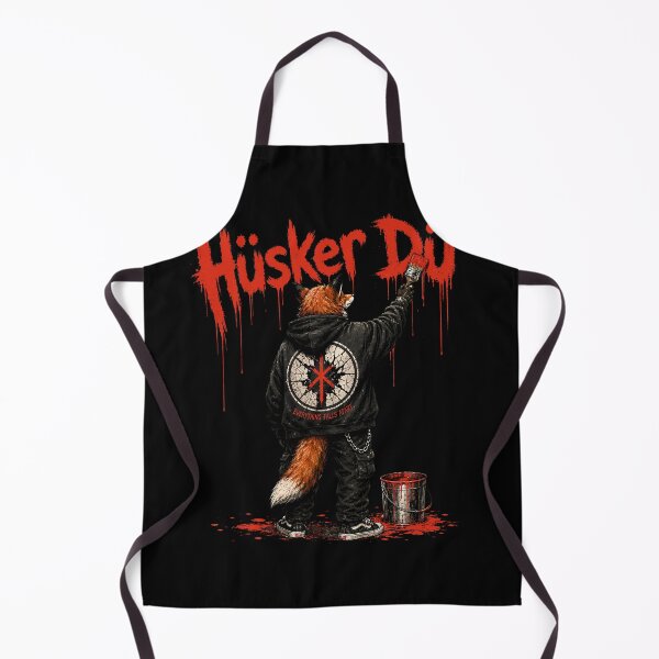 Item preview, Husker Du Punk Rock Fox Mascot Art designed and sold by ZHISUART.