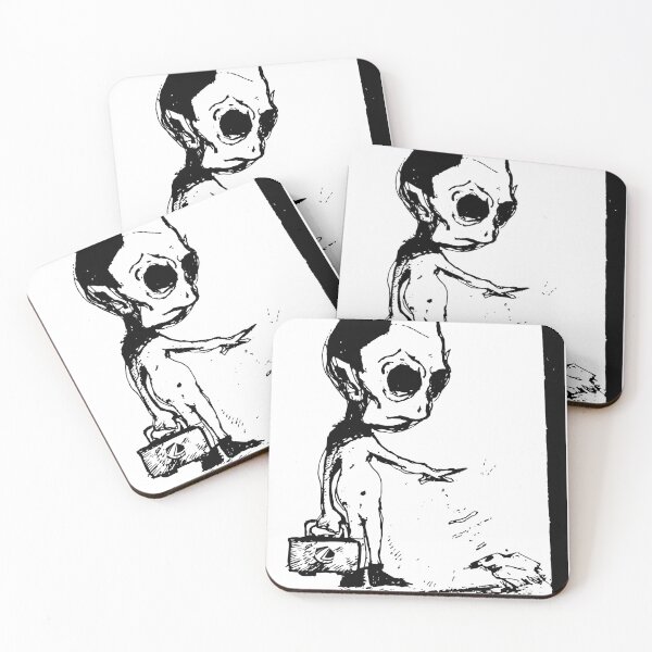 Item preview, alien dude goes to work_ by graund designed and sold by GraundDSGN.