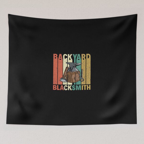 Item preview, Backyard Blacksmith Vintage Retro Anvil Hammer Metalwork designed and sold by ohVimaPs.
