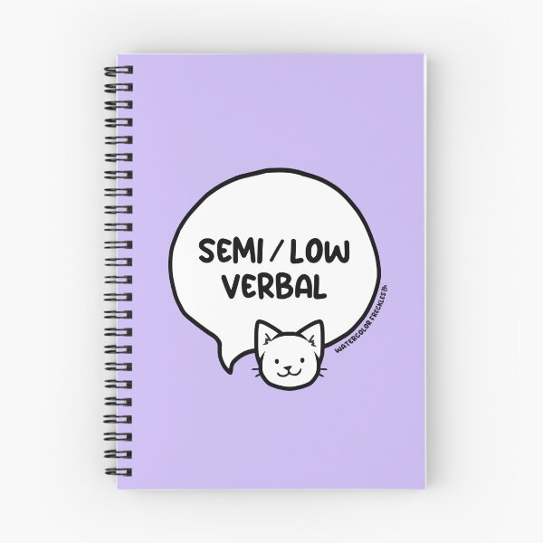 Item preview, Semi Verbal Low Verbal Cat Speech Bubble designed and sold by WCFreckles.