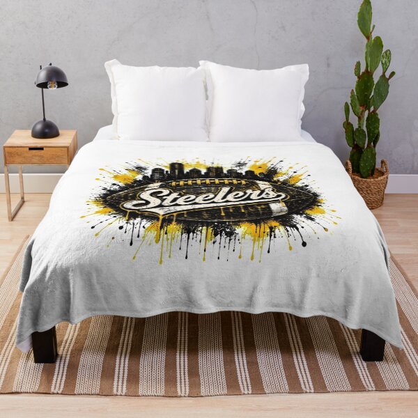 Item preview, Steelers Football Pittsburgh Skyline Paint Splash Graphic designed and sold by DebbieSul55918.