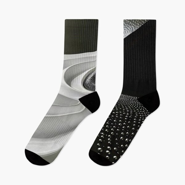 Item preview, Abstract Metallic Path in Black and White  designed and sold by Vicky Brago-Mitchell®.