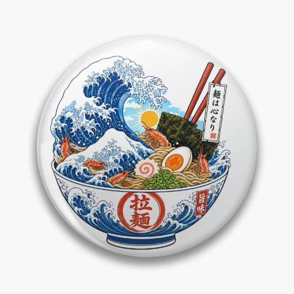 Item preview, Ukiyo-E Ramen Wave - Japanese Food designed and sold by Myra365Art.