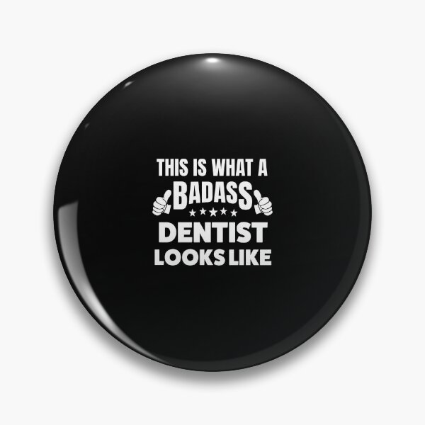 Item preview, Badass Dentist What Looks Like Typography Graphic designed and sold by ohVimaPs.