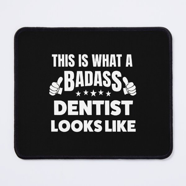 Item preview, Badass Dentist What Looks Like Typography Graphic designed and sold by ohVimaPs.