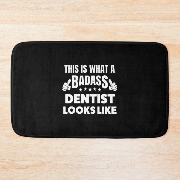Item preview, Badass Dentist What Looks Like Typography Graphic designed and sold by ohVimaPs.