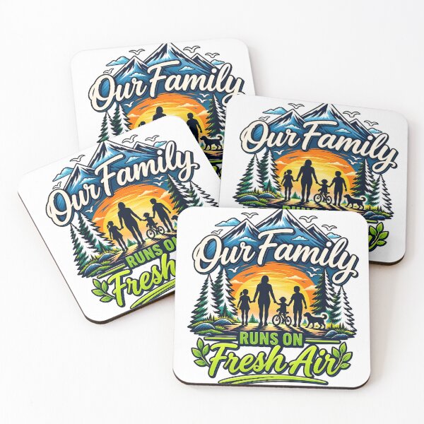 Item preview, Our Family Runs On Fresh Air loving dogs | Camping Family Gift designed and sold by alexcorporation.