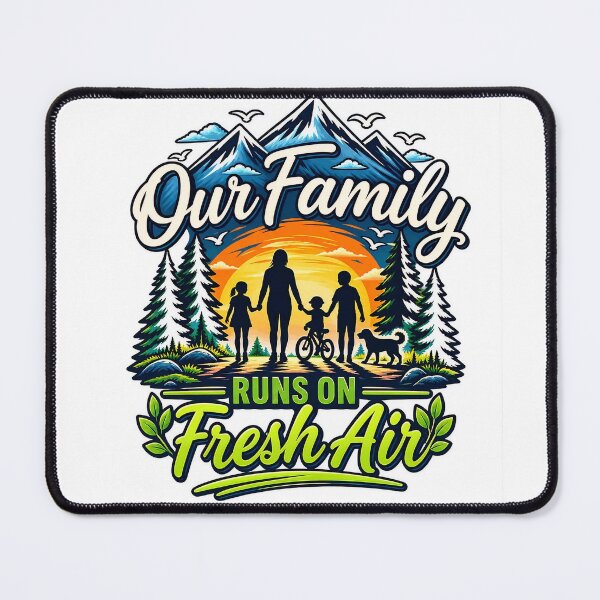 Item preview, Our Family Runs On Fresh Air loving dogs | Camping Family Gift designed and sold by alexcorporation.