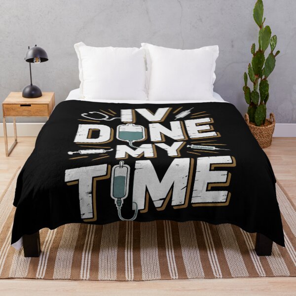 Item preview, IV Done My Time Retired Nurse Nursing Retirement Humor designed and sold by VioletNance.