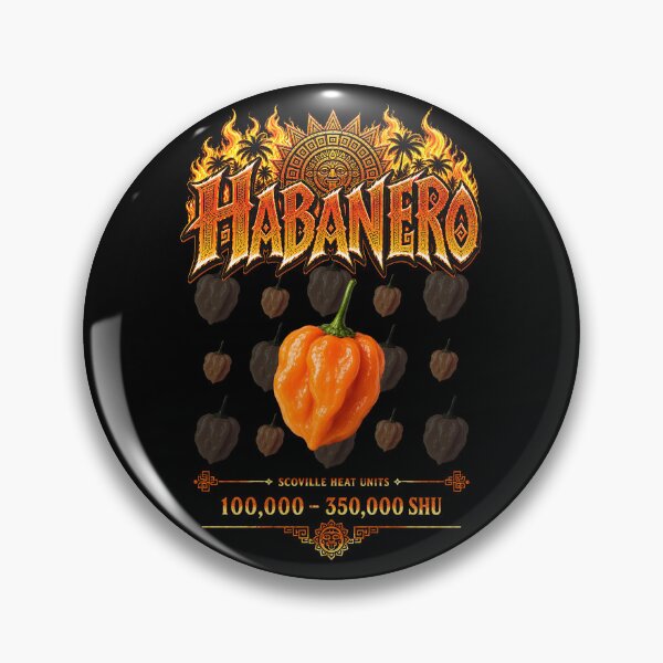 Item preview, Habanero: Pepper & Scoville Heat Units designed and sold by Jessie Slamwhorella.