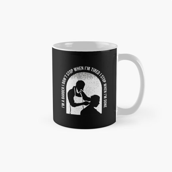 Item preview, Barber Don't Stop Tired Done Quote Silhouette designed and sold by ohVimaPs.