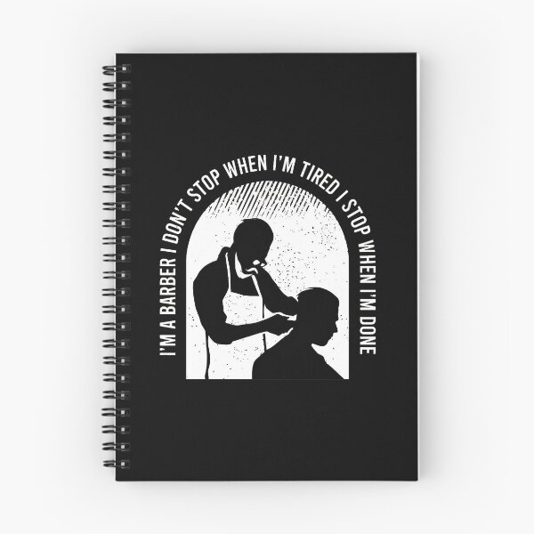 Item preview, Barber Don't Stop Tired Done Quote Silhouette designed and sold by ohVimaPs.
