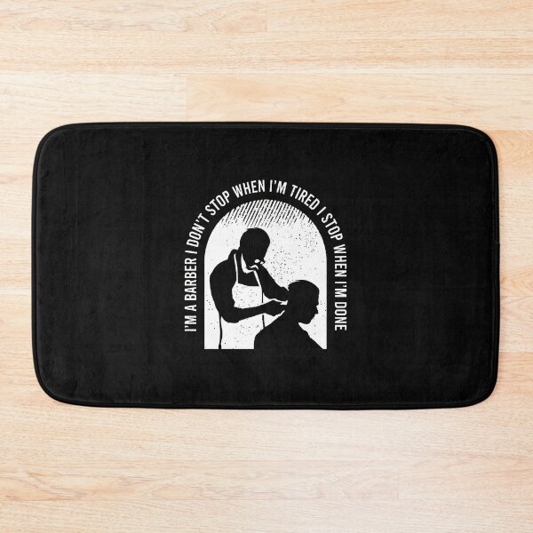 Item preview, Barber Don't Stop Tired Done Quote Silhouette designed and sold by ohVimaPs.