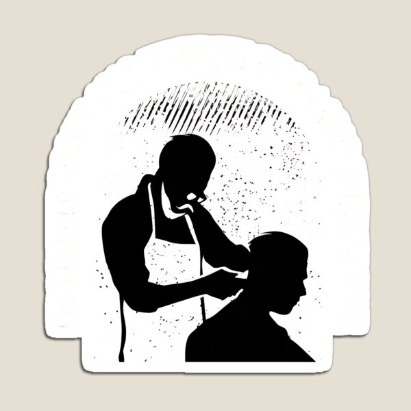Item preview, Barber Don't Stop Tired Done Quote Silhouette designed and sold by ohVimaPs.